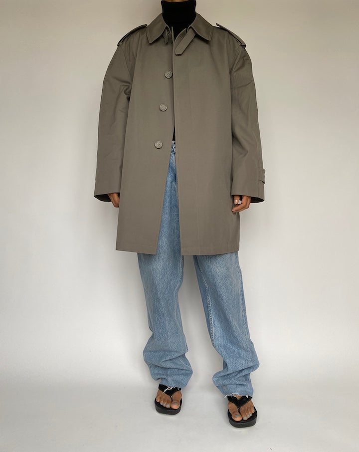VINTAGE GREY OVERSIZED COAT 1465