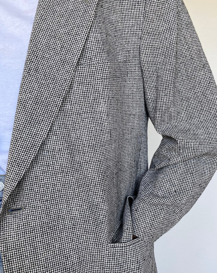 VINTAGE HOUNDSTOOTH BLAZER 1146 4