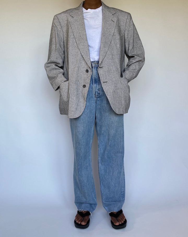 VINTAGE HOUNDSTOOTH BLAZER 1146