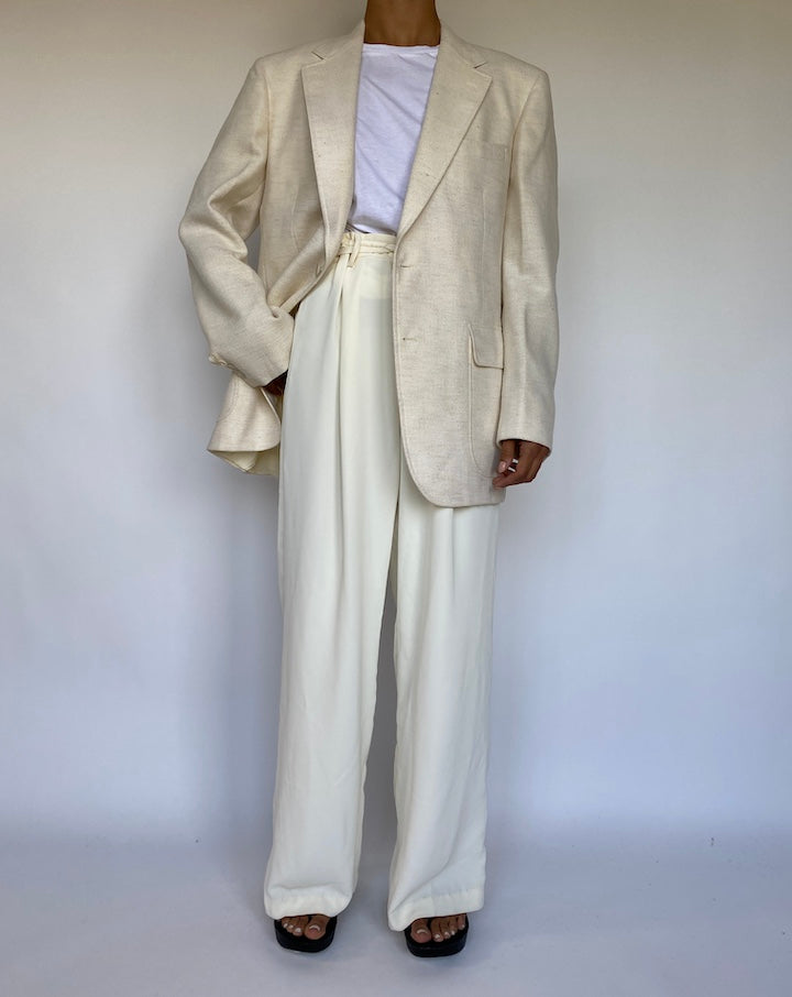 VINTAGE IVORY BLAZER 1087-4