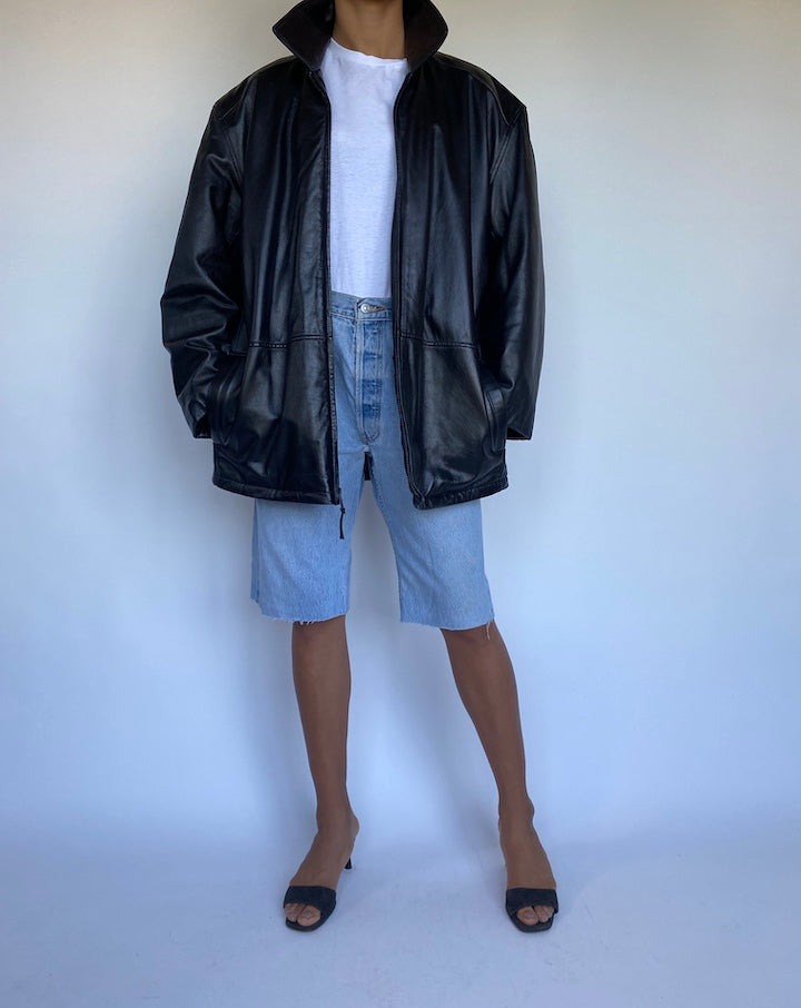 VINTAGE LEATHER JACKET 916