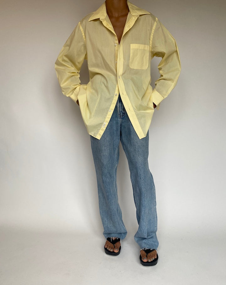 VINTAGE LIGHT YELLOW SHIRT 1331