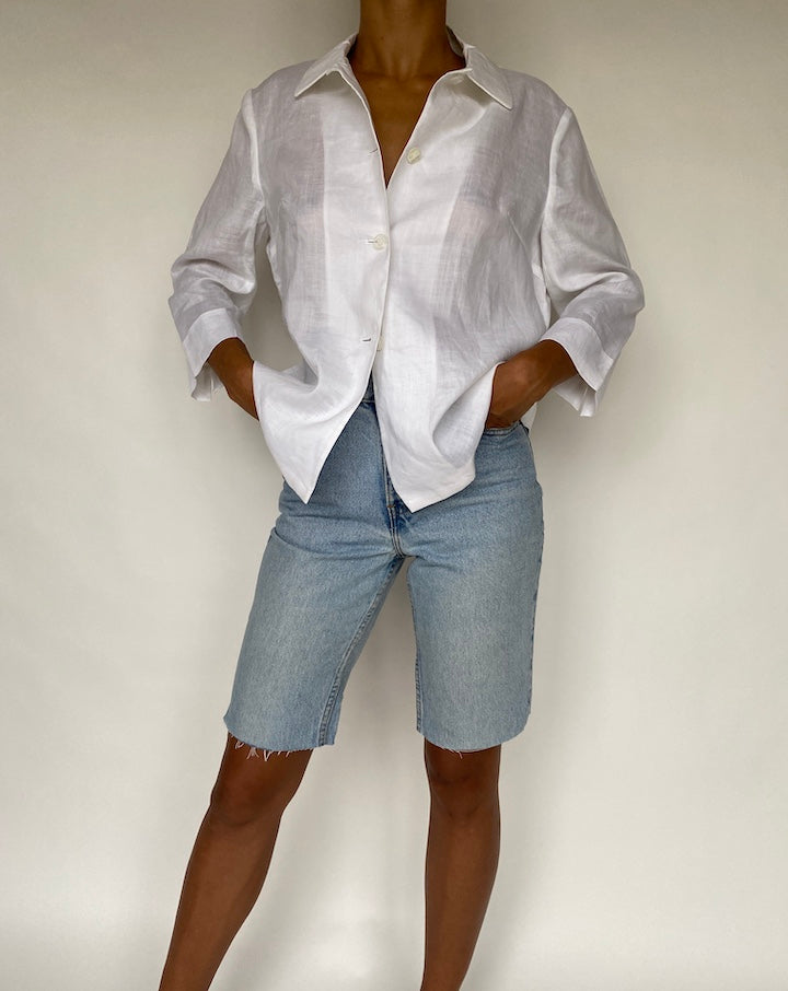 VINTAGE LINEN SHIRT 779