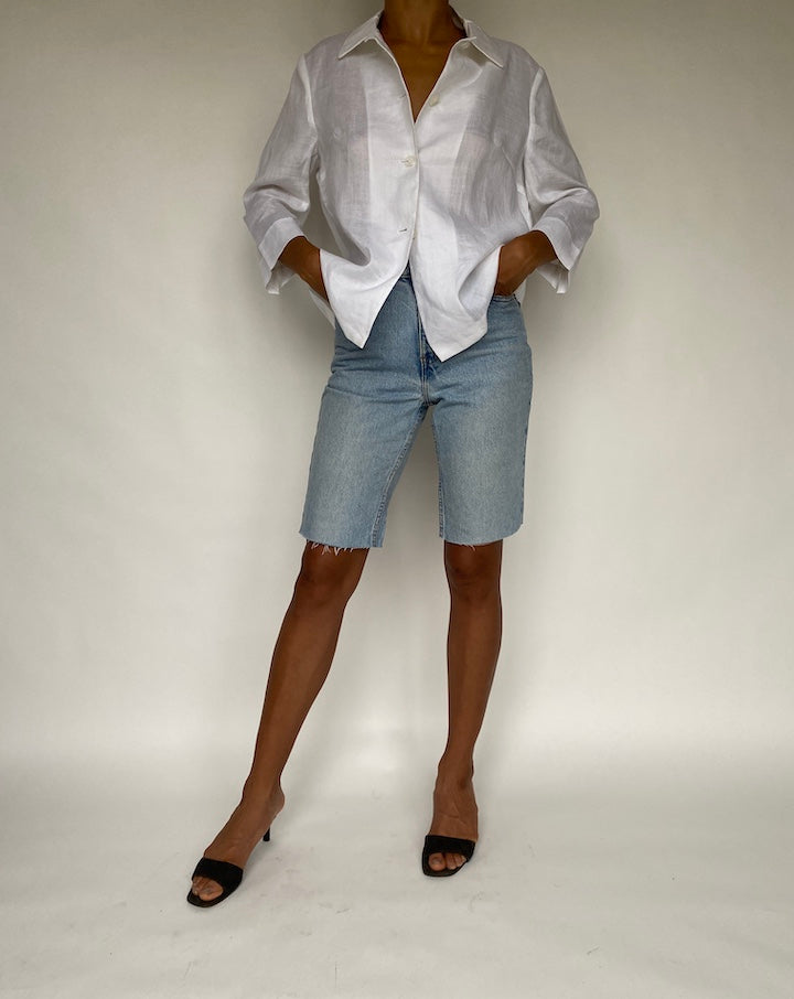 VINTAGE LINEN SHIRT 779