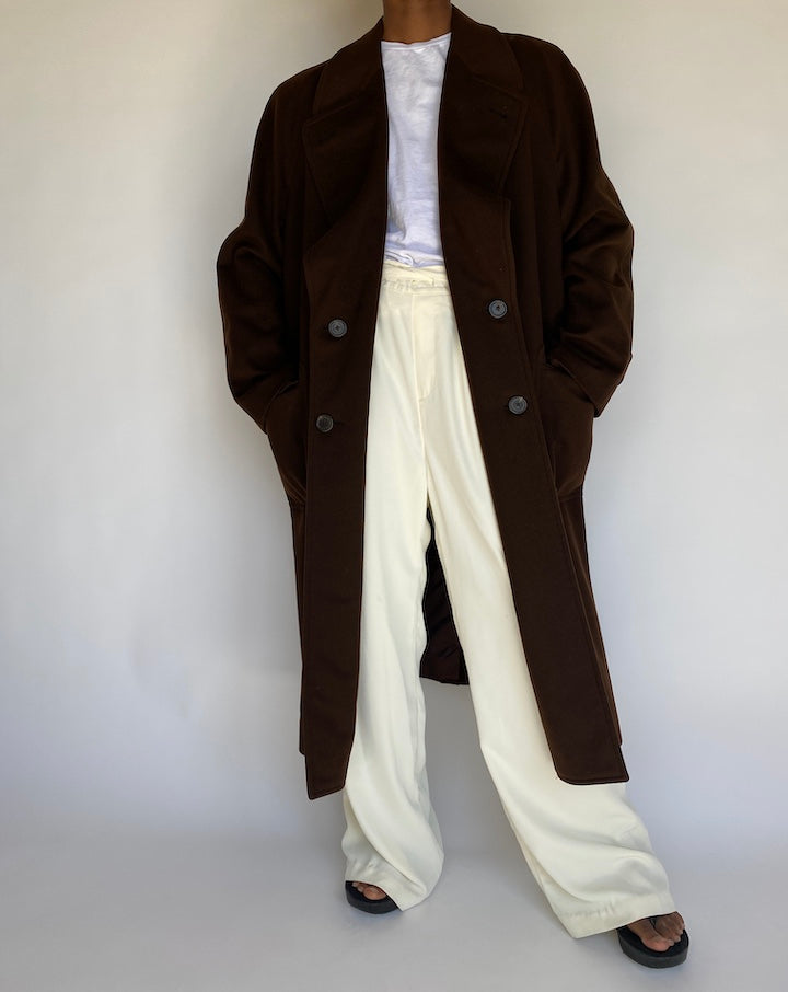 VINTAGE LONG CASHMERE COAT 1193