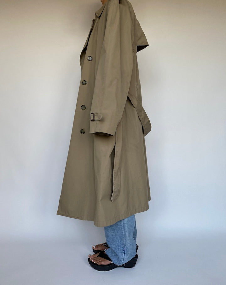 VINTAGE LONG TRENCH COAT 1062-3