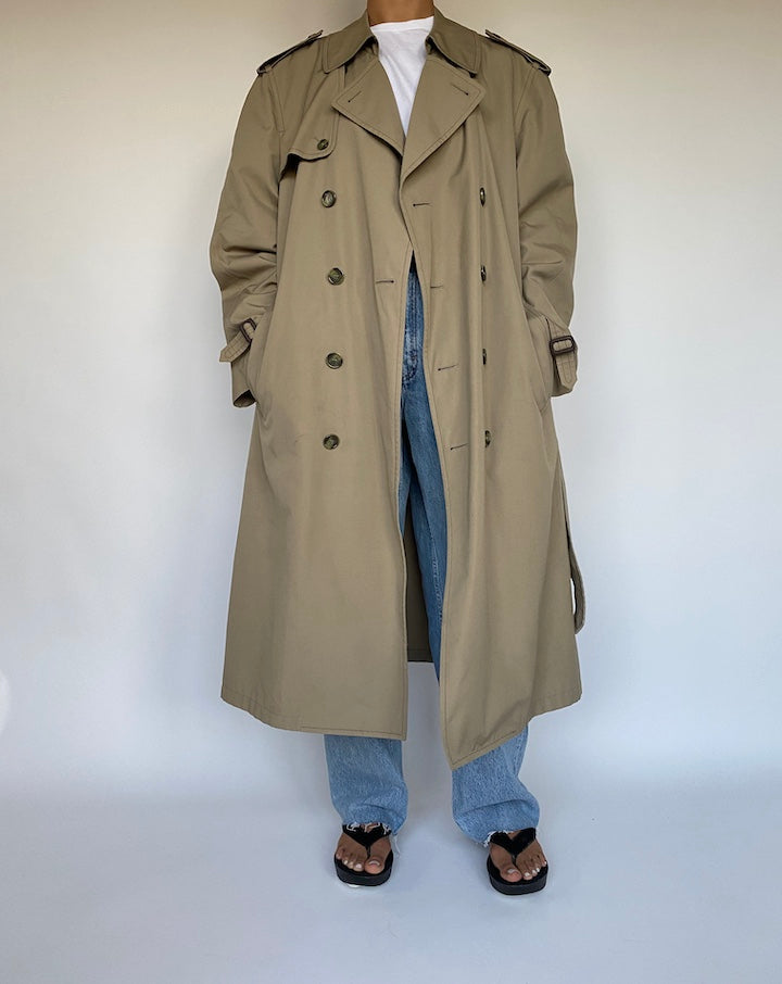 VINTAGE LONG TRENCH COAT 1062-5