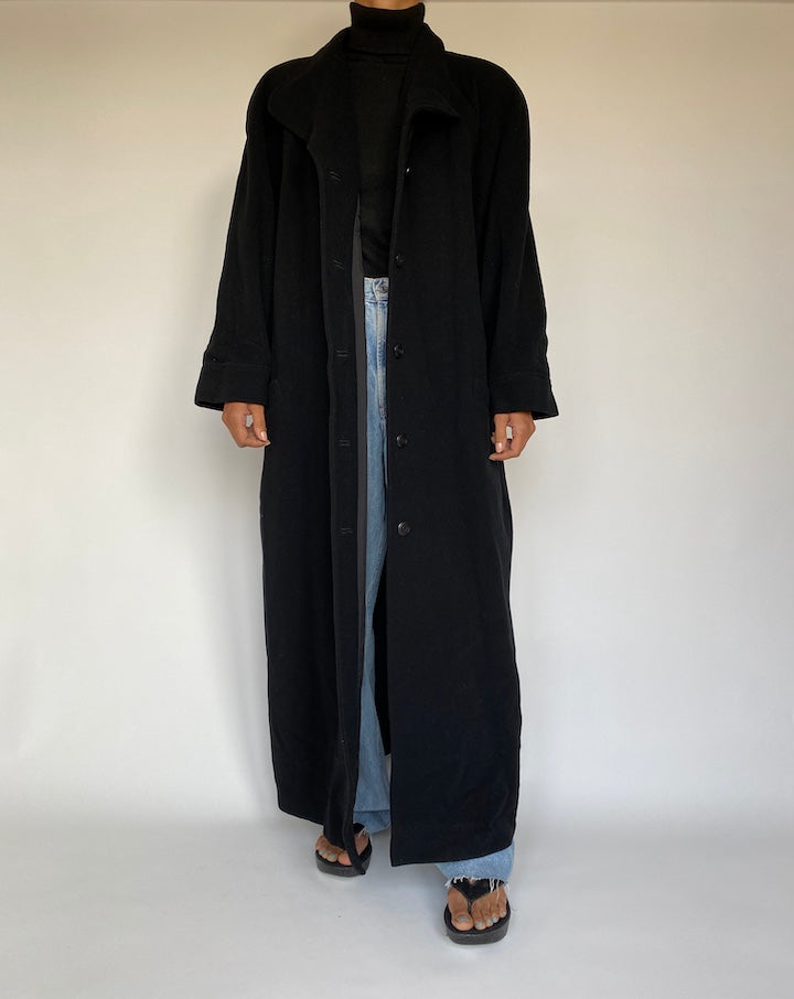 VINTAGE LONG WOOL COAT 1400-2