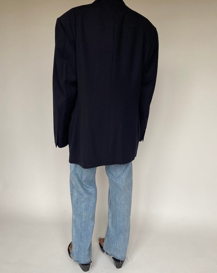 VINTAGE NAVY BLAZER 1236-2