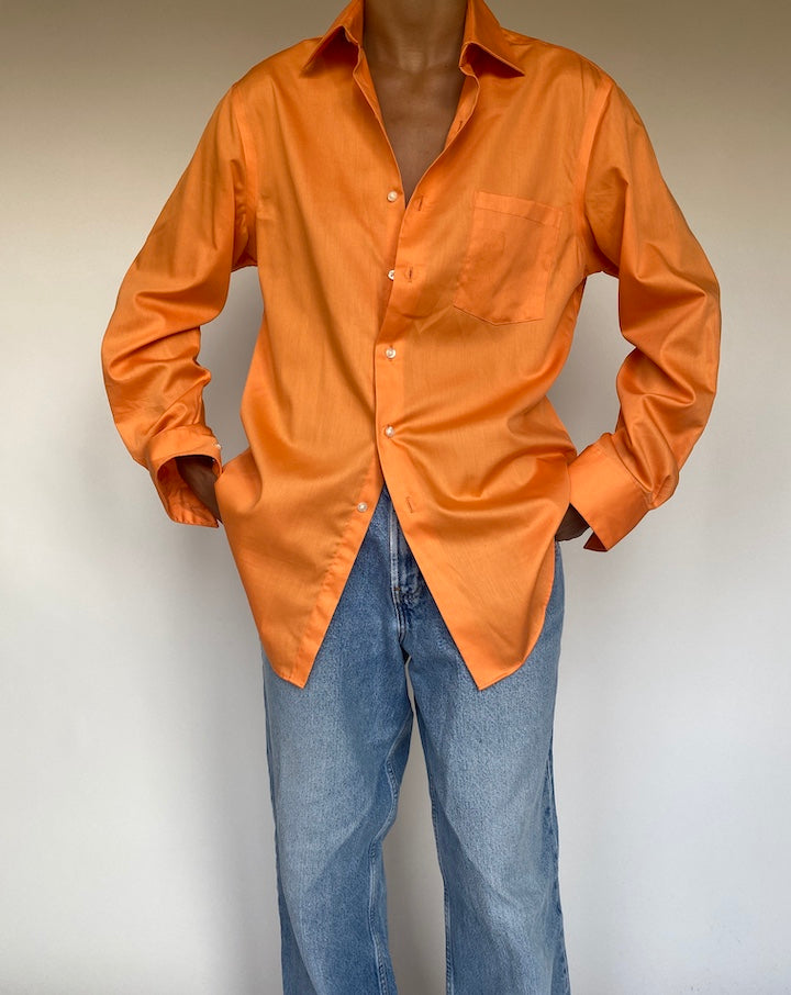 VINTAGE ORANGE SHIRT 1356-3