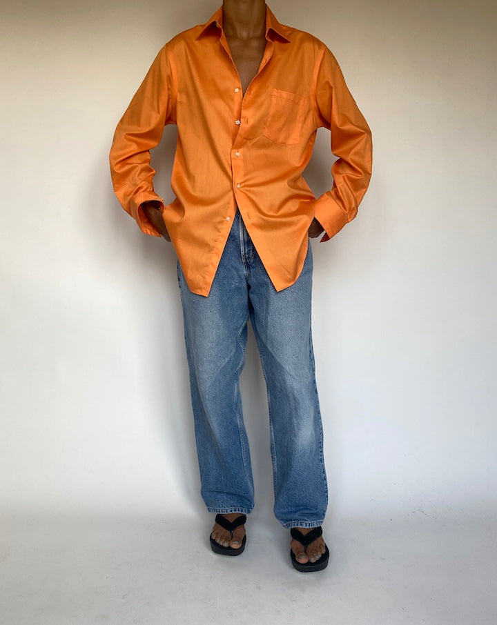 VINTAGE ORANGE SHIRT 1356