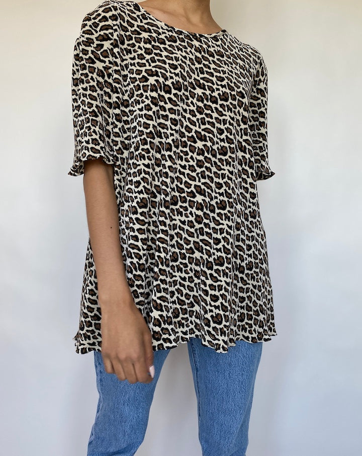 VINTAGE OVERSIZED ANIMAL PRINTED TEE 620-2
