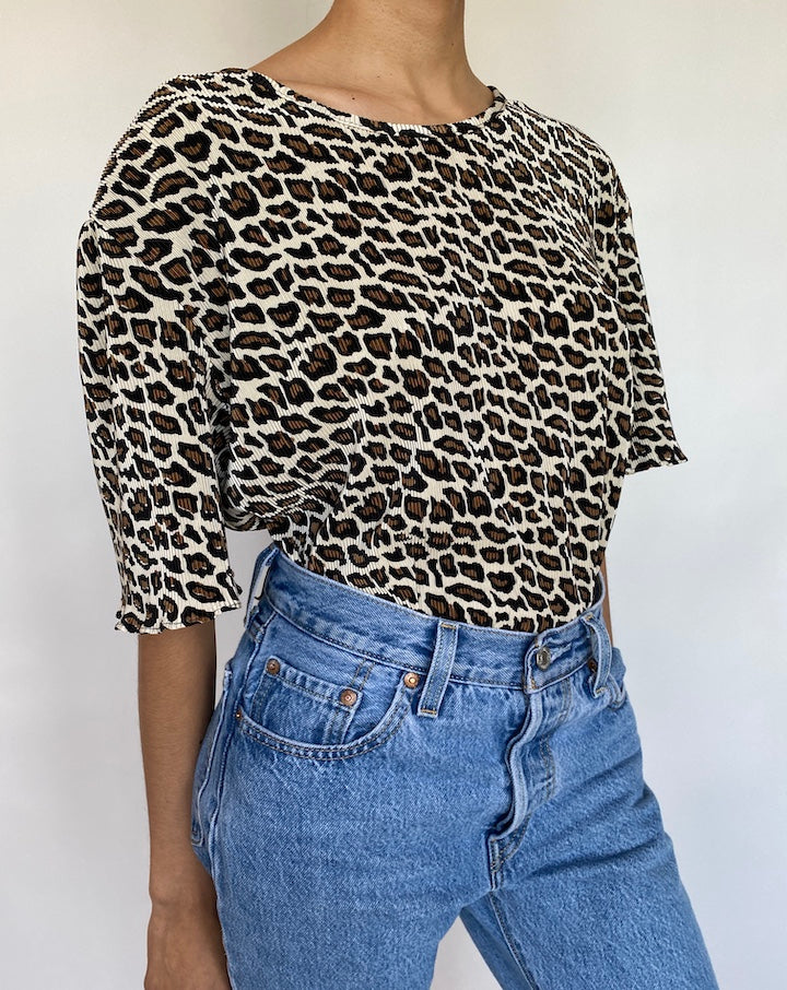 VINTAGE OVERSIZED ANIMAL PRINTED TEE 620