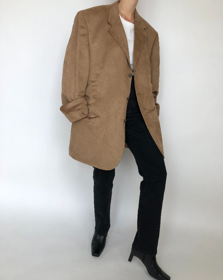 VINTAGE OVERSIZED BEIGE BLAZER 190