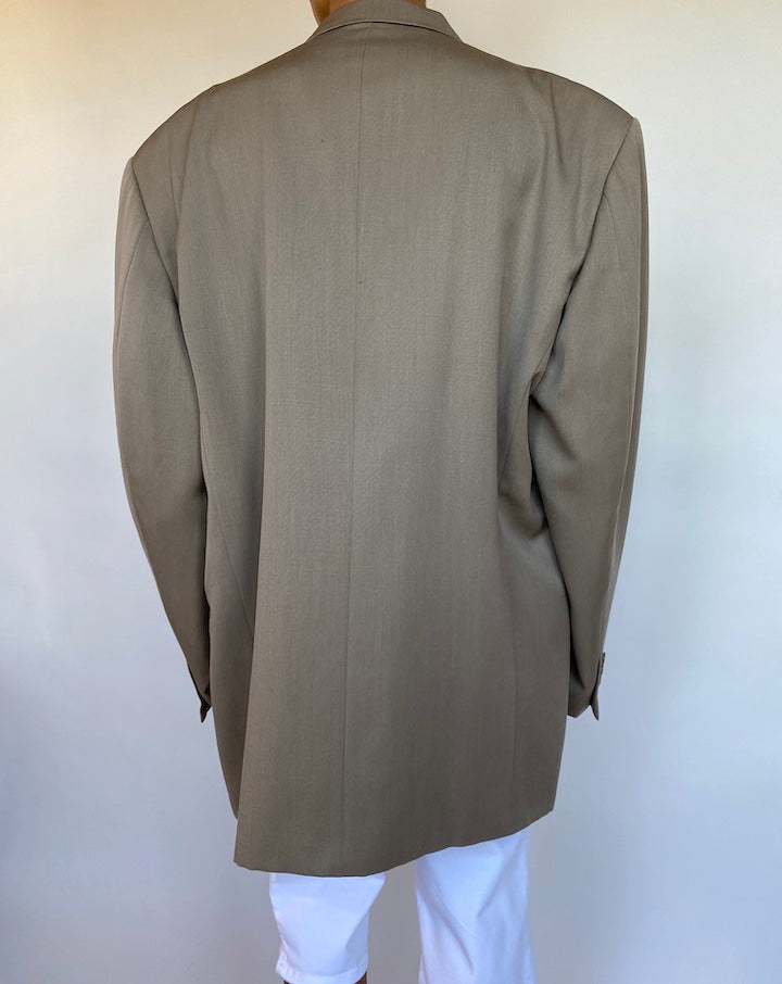 VINTAGE OVERSIZED BEIGE BLAZER 695-2