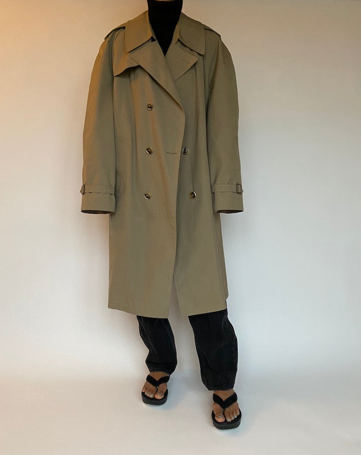 VINTAGE OVERSIZED BEIGE COAT 1414-4