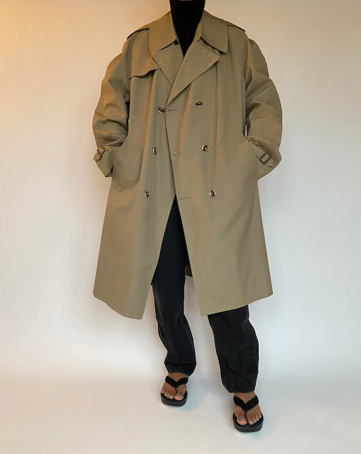 VINTAGE OVERSIZED BEIGE COAT 1414