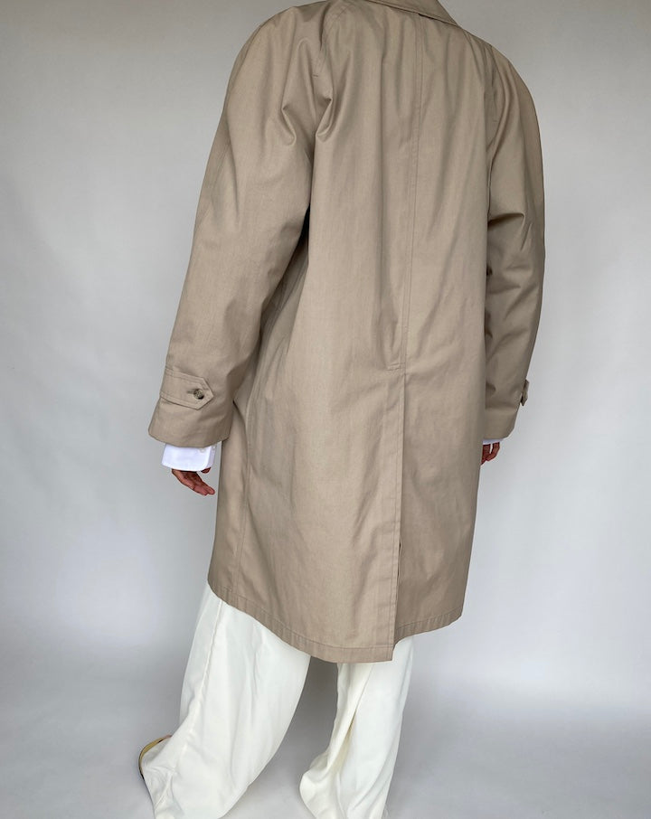 VINTAGE OVERSIZED BEIGE COAT 636-2