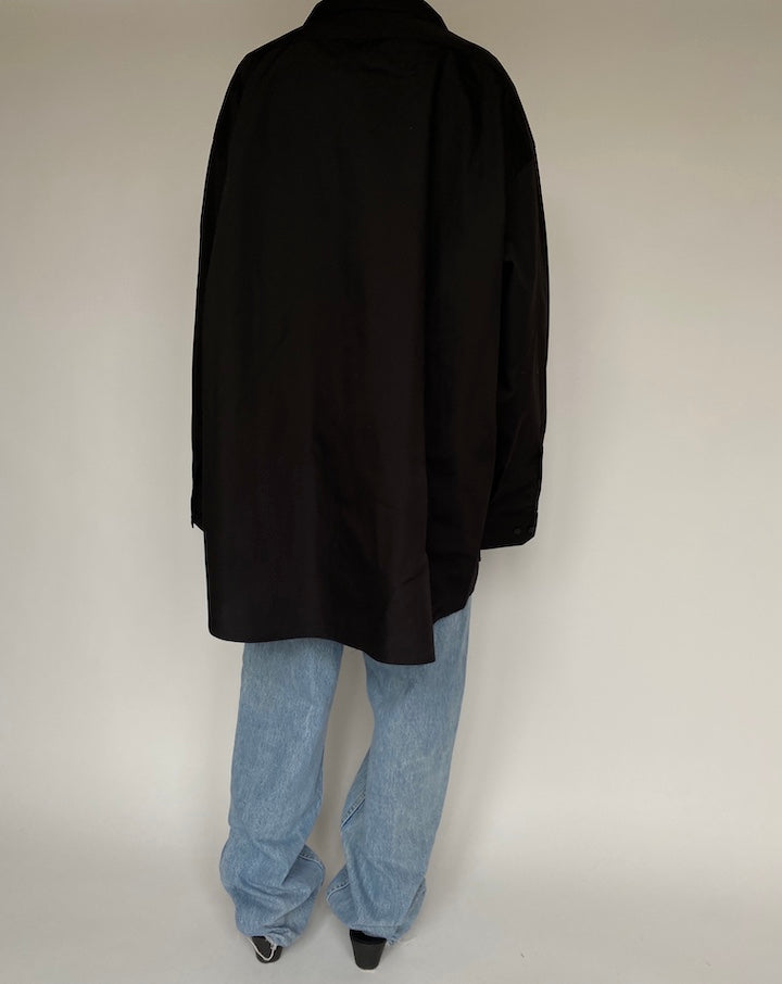VINTAGE OVERSIZED BLACK SHIRT 1468-2