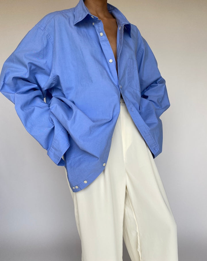VINTAGE OVERSIZED BLUE SHIRT 880-3