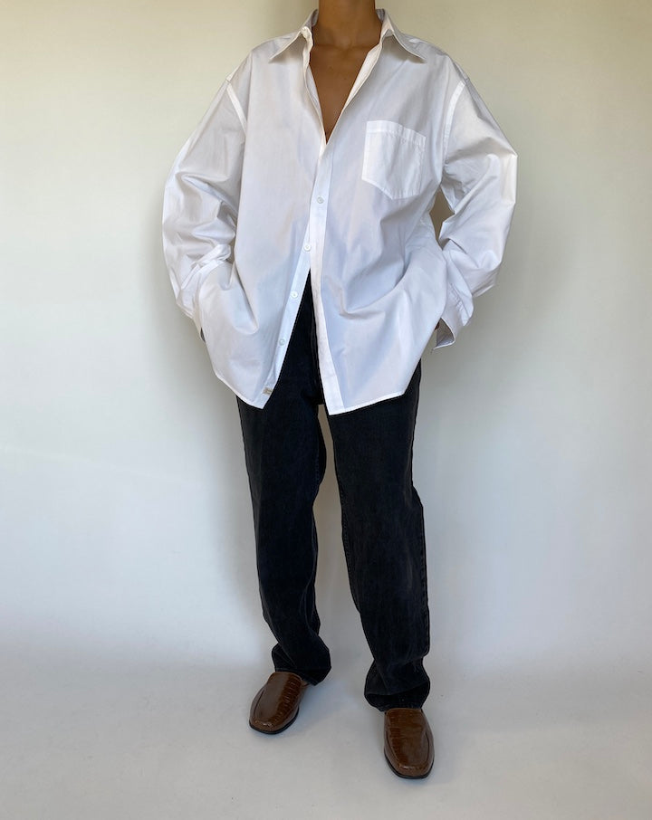 VINTAGE OVERSIZED COTTON SHIRT 1523