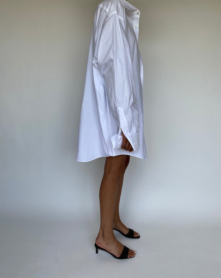 VINTAGE OVERSIZED COTTON SHIRT DRESS 885-3