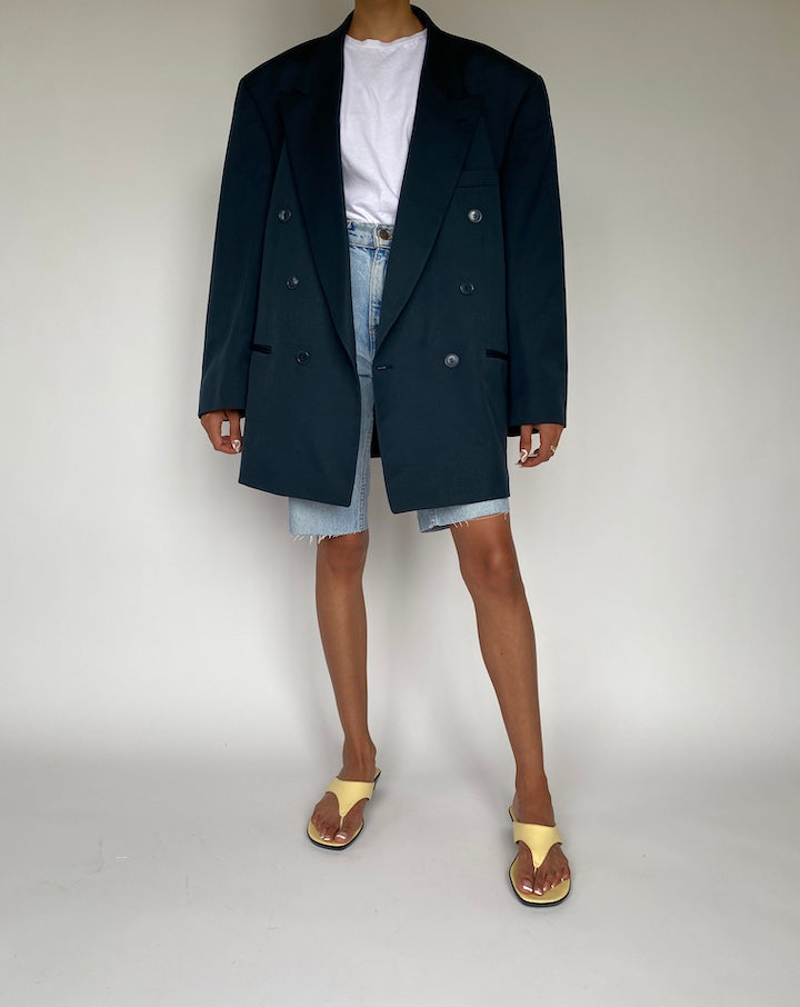 VINTAGE OVERSIZED DOUBLE BREASTED BLAZER 834-5