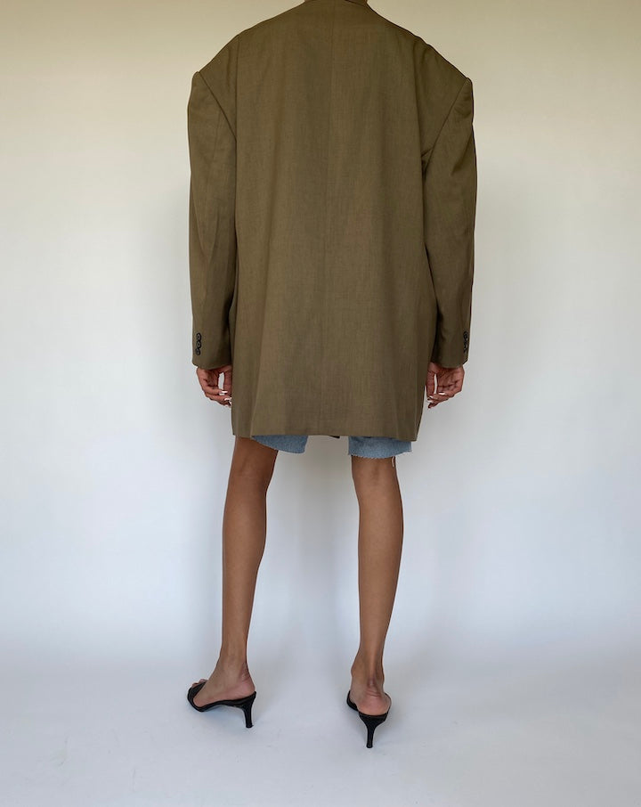 VINTAGE OVERSIZED DOUBLE BREASTED BLAZER 856-2