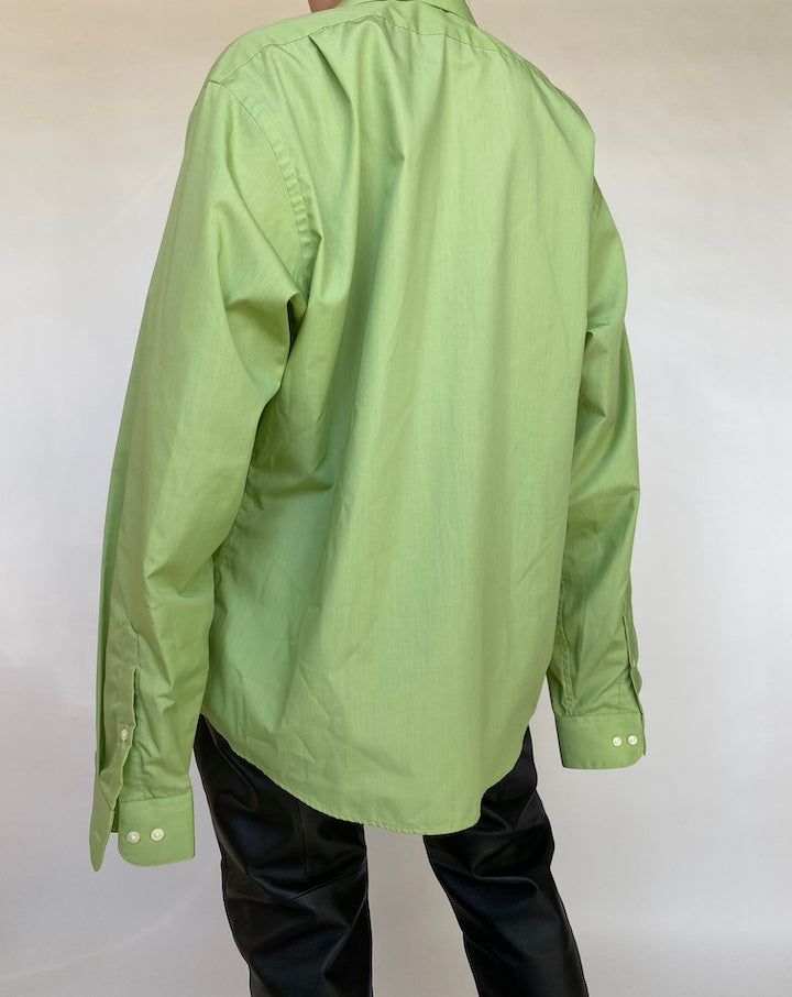 VINTAGE OVERSIZED GREEN SHIRT 445 2