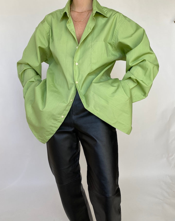 VINTAGE OVERSIZED GREEN SHIRT 445 3