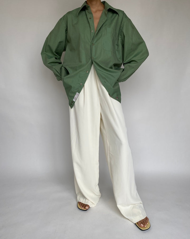 VINTAGE OVERSIZED GREEN SHIRT 643