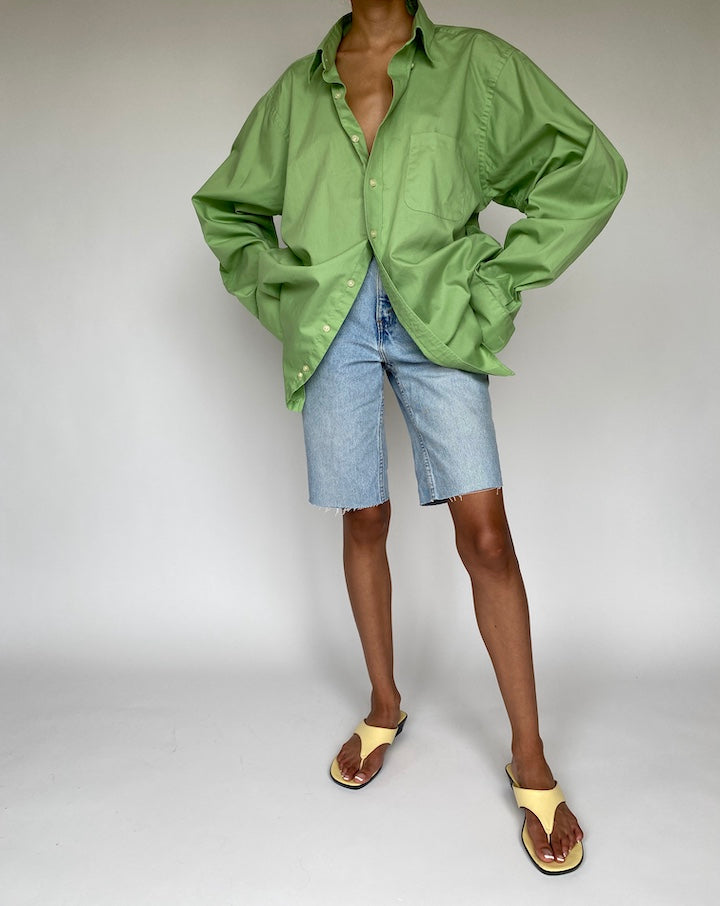 VINTAGE OVERSIZED GREEN SHIRT 843