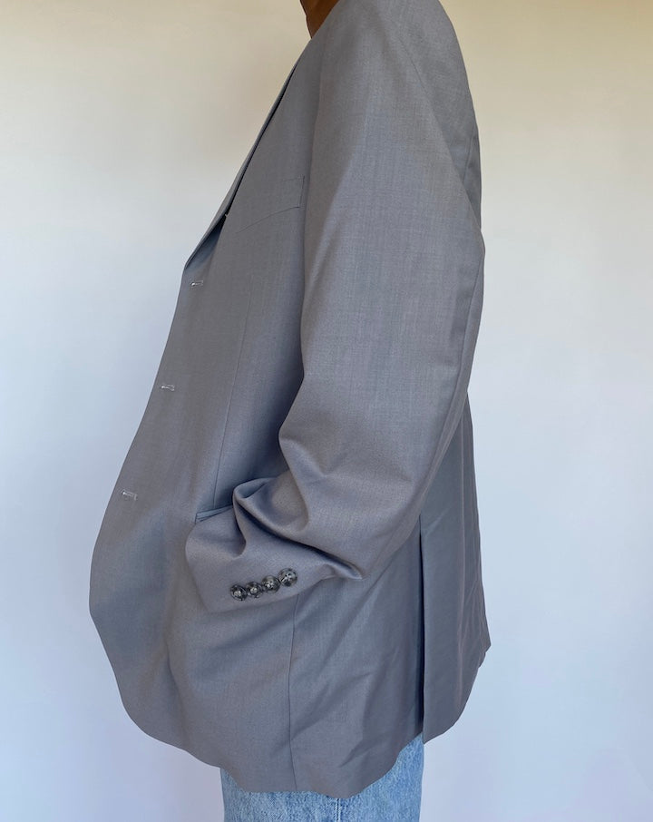 VINTAGE OVERSIZED GREY ANGELO ROSSI BLAZER 1142
