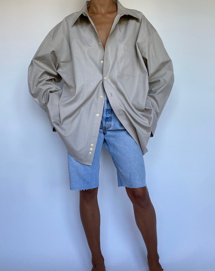 VINTAGE OVERSIZED GREY SHIRT 927
