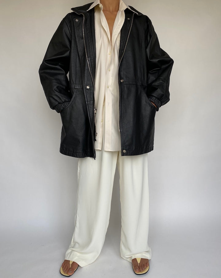 VINTAGE OVERSIZED LEATHER JACKET 146