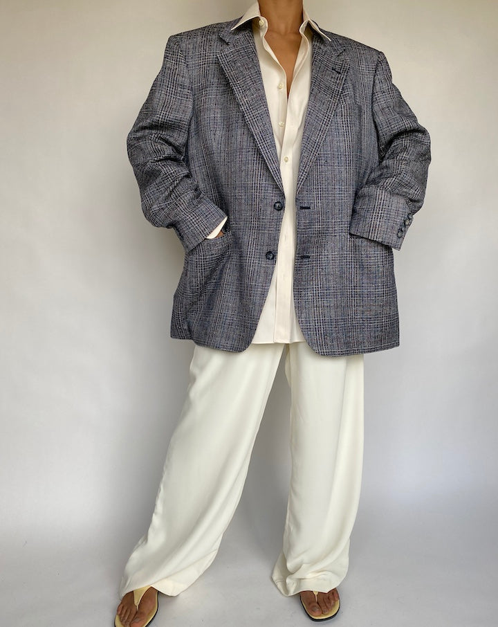VINTAGE OVERSIZED SILK BLAZER 750