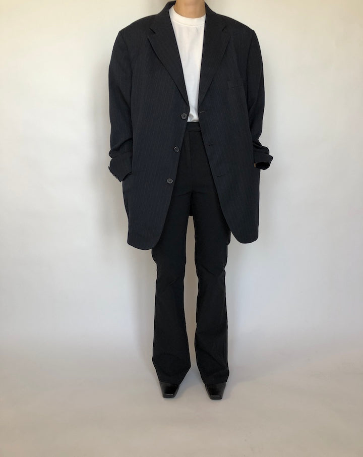 VINTAGE OVERSIZED STRIPED BLAZER 345