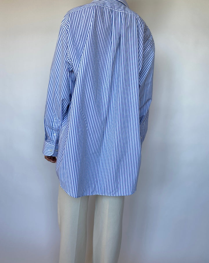VINTAGE OVERSIZED STRIPED SHIRT 574-2