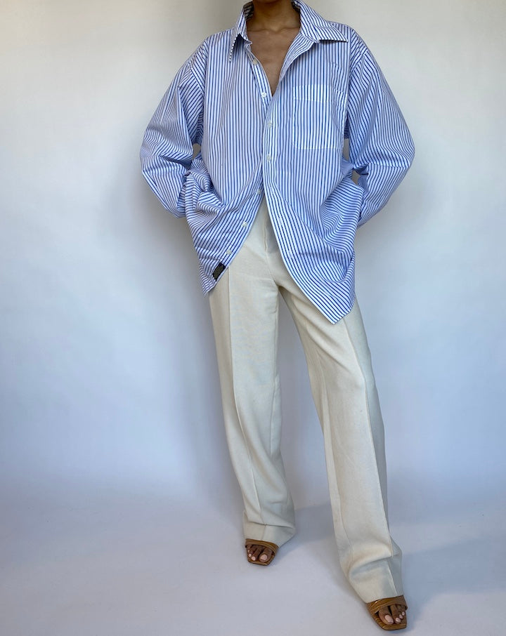 VINTAGE OVERSIZED STRIPED SHIRT 574