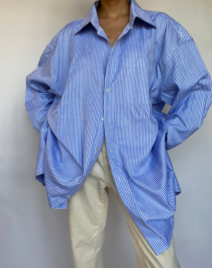 VINTAGE OVERSIZED STRIPED SHIRT 616
