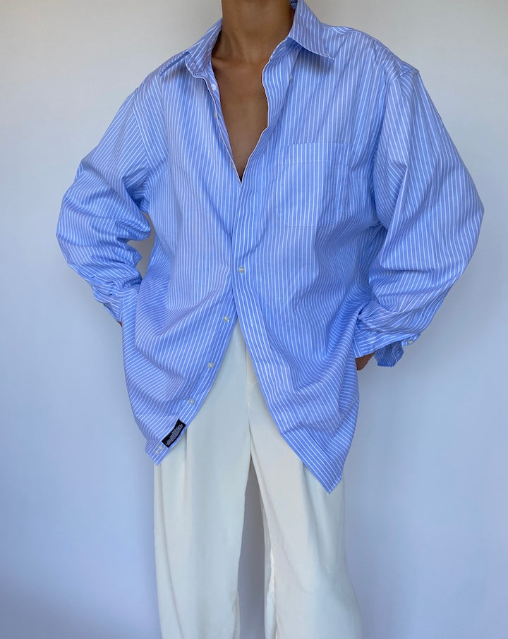 VINTAGE OVERSIZED STRIPED SHIRT 958