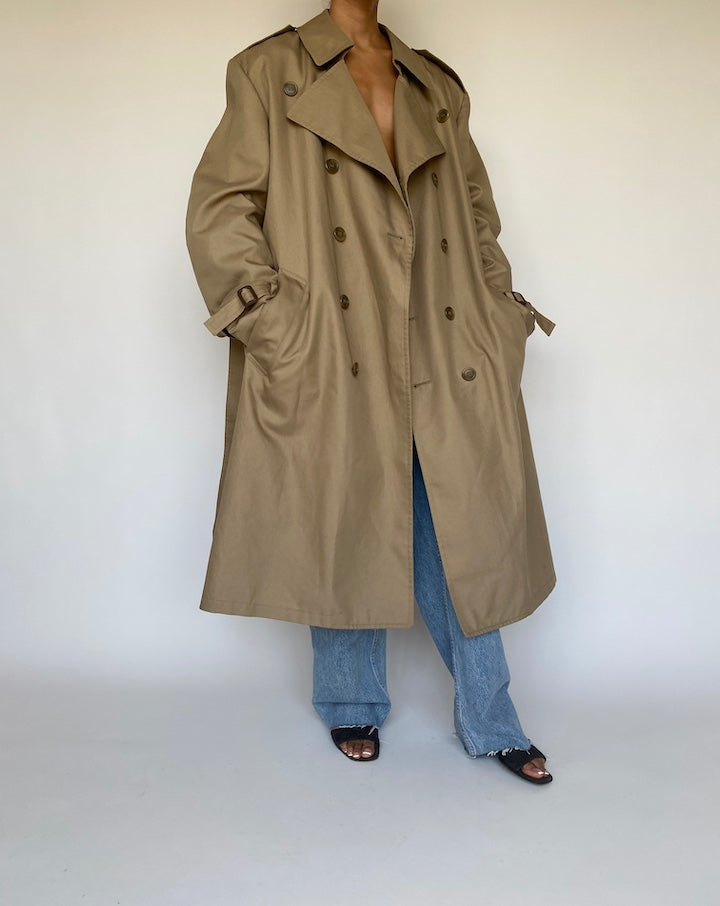 VINTAGE OVERSIZED TRENCH COAT 894-4