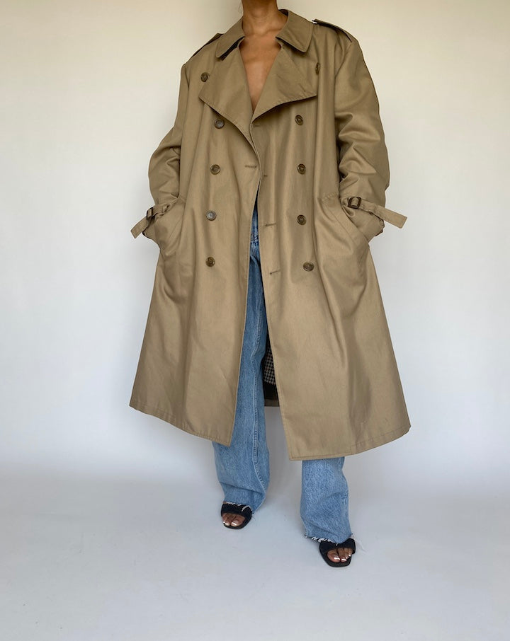 VINTAGE OVERSIZED TRENCH COAT 894