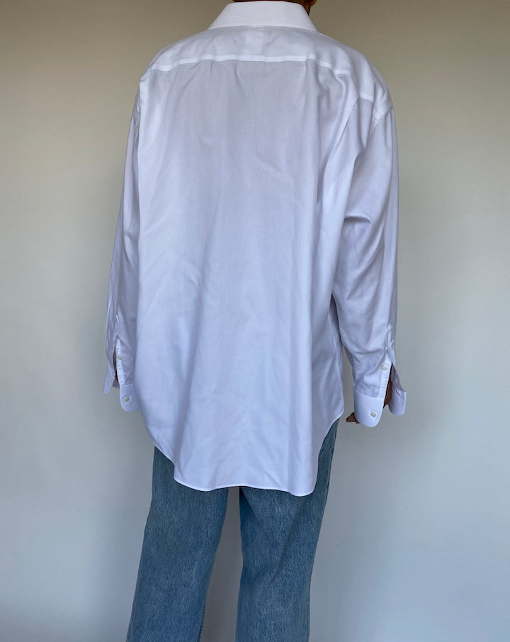 VINTAGE OVERSIZED WHITE SHIRT 1071-2