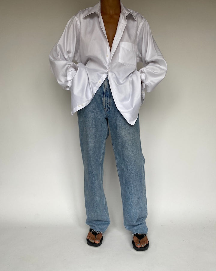 VINTAGE OVERSIZED WHITE SHIRT 1270