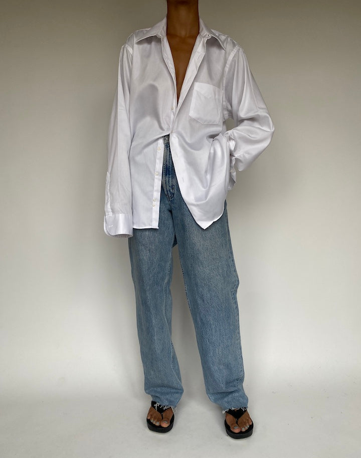 VINTAGE OVERSIZED WHITE SHIRT 1270-4