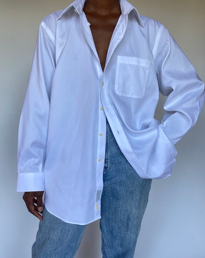VINTAGE OVERSIZED WHITE SHIRT 1313-2