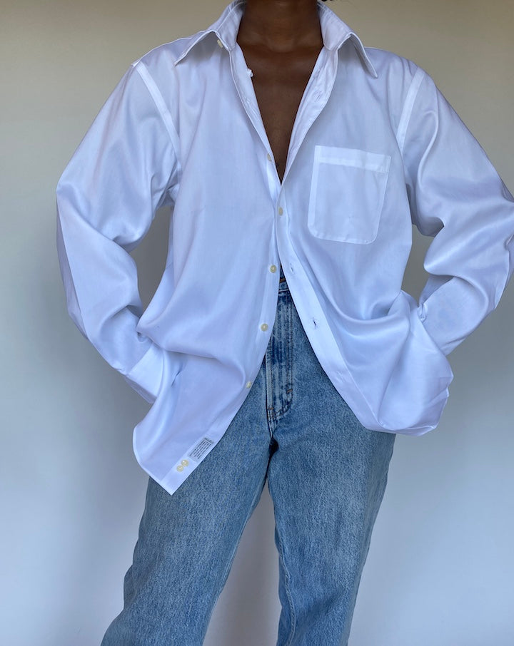 VINTAGE OVERSIZED WHITE SHIRT 1313-3