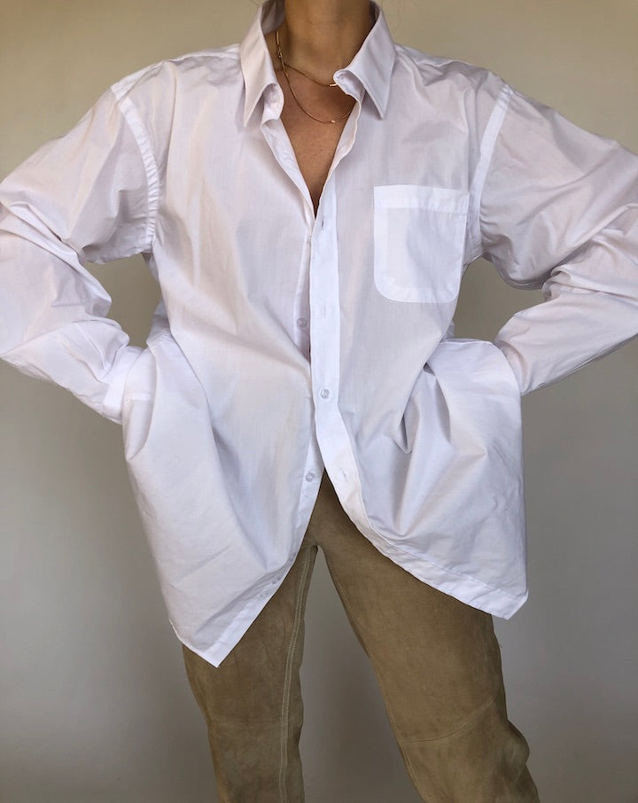VINTAGE OVERSIZED WHITE SHIRT 325