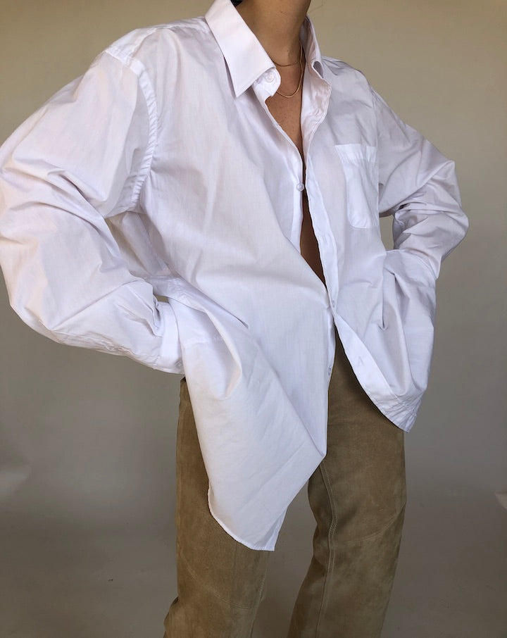 VINTAGE OVERSIZED WHITE SHIRT 325